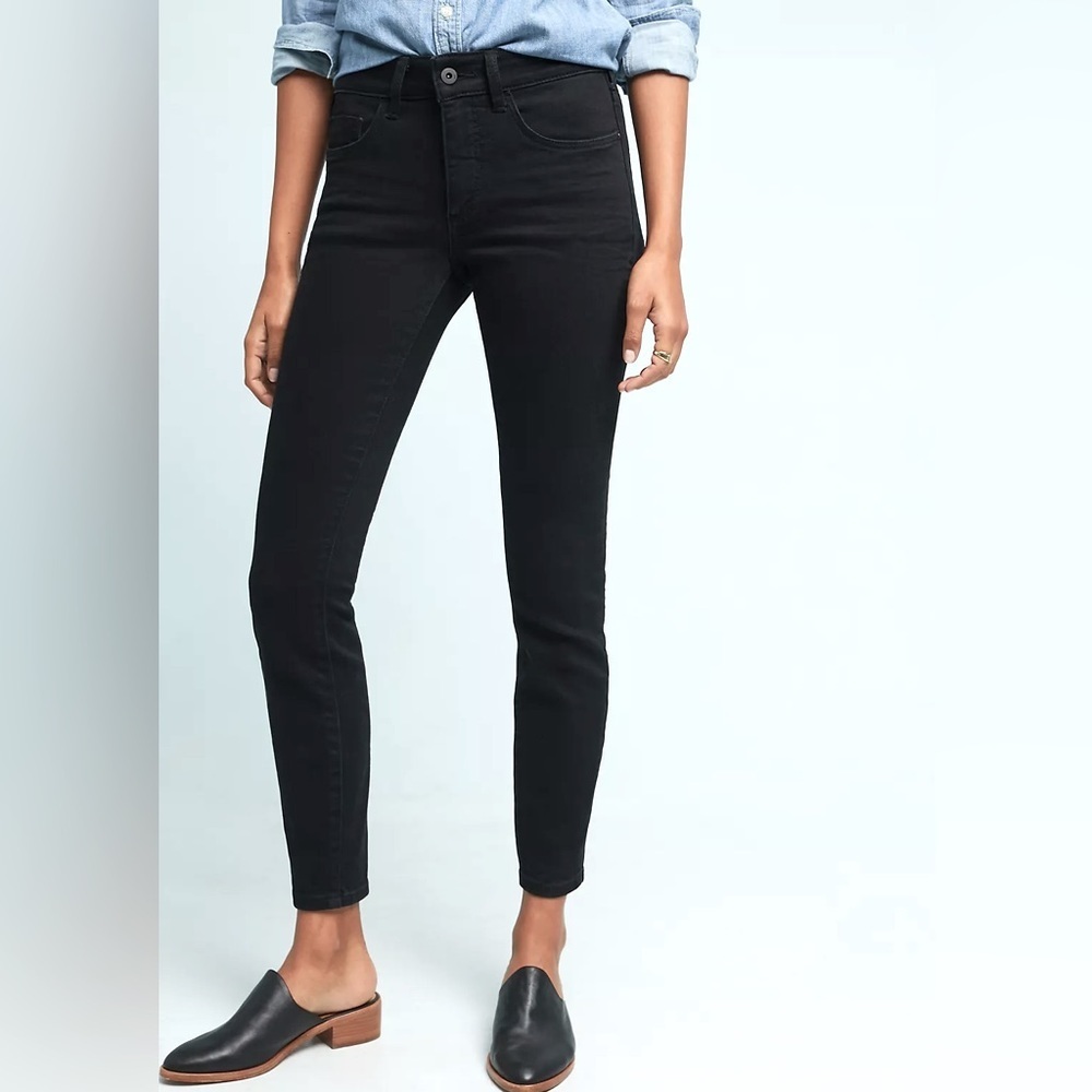 Anthropologie | Pilcro and The Letterpress High Rise Skinny Jean - Black